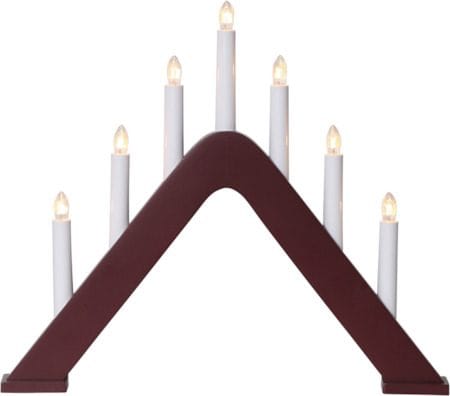 Jarve Ljusstake 41 cm - röd - Inredning - Dekoration & inredningsdetaljer - Julpynt & juldekoration
