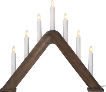 Jarve Ljusstake 41 cm - valnötsbrun - Inredning - Dekoration & inredningsdetaljer - Julpynt & juldekoration