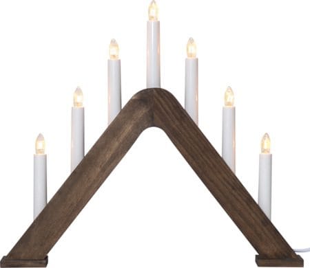 Jarve Ljusstake 41 cm - valnötsbrun - Inredning - Dekoration & inredningsdetaljer - Julpynt & juldekoration