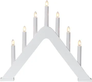 Jarve Ljusstake 41 cm - vit - Inredning - Dekoration & inredningsdetaljer - Julpynt & juldekoration