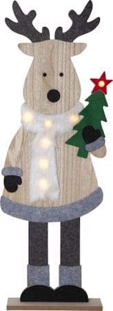 Juldekoration Billy ren 80 cm - Grå / Beige / Grön - Inredning - Dekoration & inredningsdetaljer - Julpynt & juldekoration