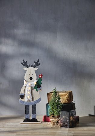 Juldekoration Billy ren 80 cm - Grå / Beige / Grön - Inredning - Dekoration & inredningsdetaljer - Julpynt & juldekoration