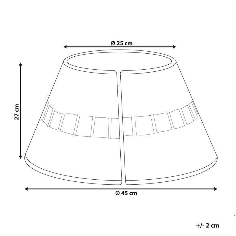 Julgranskrage Marche - 45x45x27 cm - Inredning - Dekoration & inredningsdetaljer - Julpynt & juldekoration