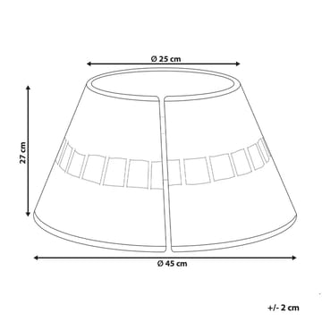Julgranskrage Marche - 45x45x27 cm - Inredning - Dekoration & inredningsdetaljer - Julpynt & juldekoration