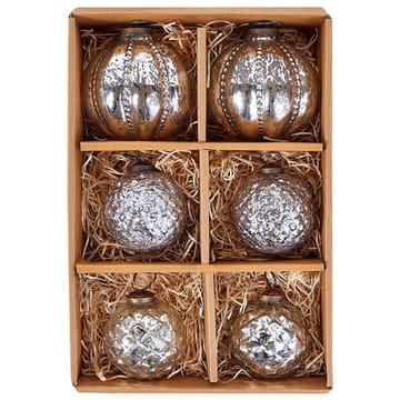 Julgranskula Argentin Set med 6 - Silver - Inredning - Dekoration & inredningsdetaljer - Julpynt & juldekoration