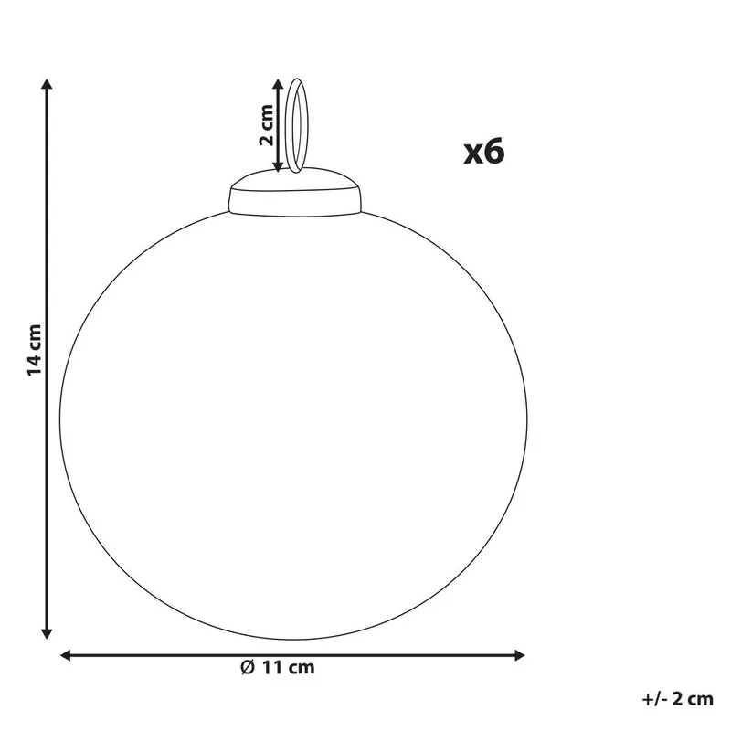 Julgranskula Astral Set med 6 - Inredning - Dekoration & inredningsdetaljer - Julpynt & juldekoration - Julgranspynt