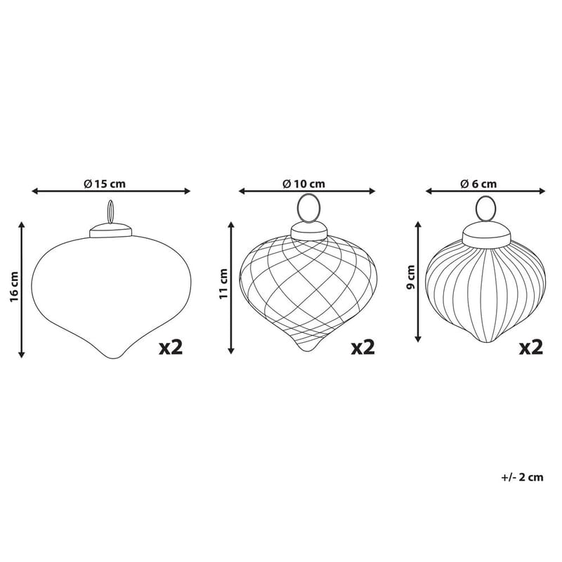 Julgranskula Astrale Set med 6 - Inredning - Dekoration & inredningsdetaljer - Julpynt & juldekoration