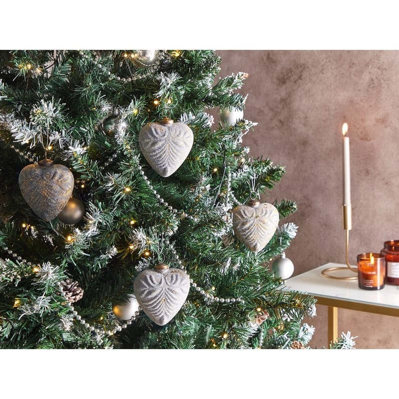Julgranskula Feriable Set med 8 - Grå/Guld/Silver - Inredning - Dekoration & inredningsdetaljer - Julpynt & juldekoration - Julgranspynt