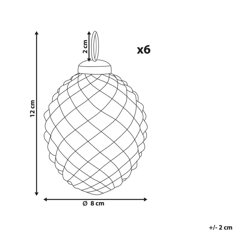 Julgranskula Laiton Set med 6 - Inredning - Dekoration & inredningsdetaljer - Julpynt & juldekoration