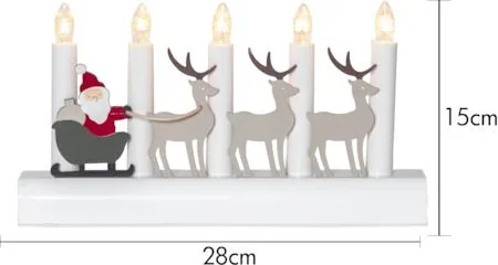 Julia Ljusstake 28 cm - flerfärgad - Inredning - Dekoration & inredningsdetaljer - Julpynt & juldekoration
