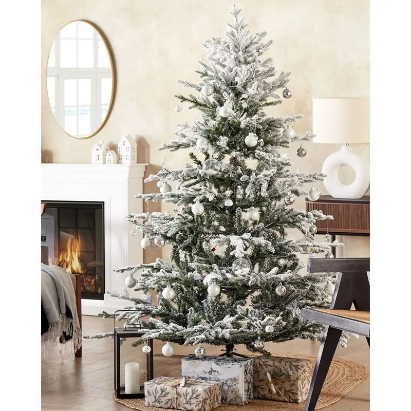 Brisco Snöig Plastgran 180 cm - Vit/Grön - Inredning - Dekoration & inredningsdetaljer - Julpynt & juldekoration - Plastgran