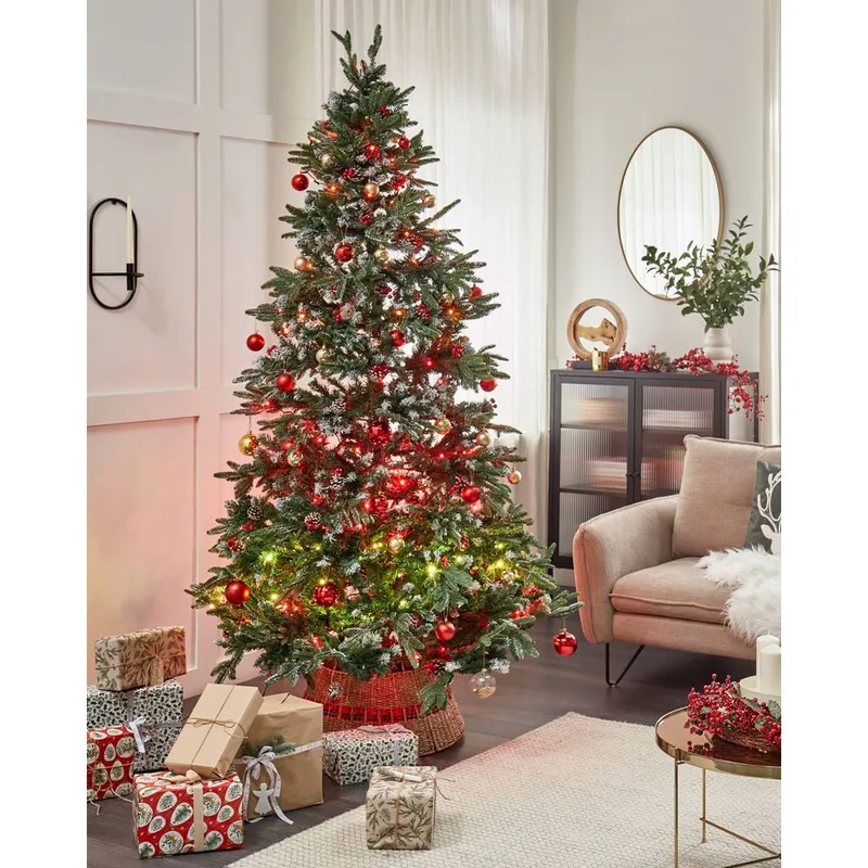 Denali Plastgran 240 cm - Grön/Röd/Vit - Inredning - Dekoration & inredningsdetaljer - Julpynt & juldekoration - Plastgran