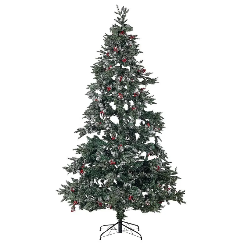 Denali Plastgran 240 cm, Grön/Röd/Vit