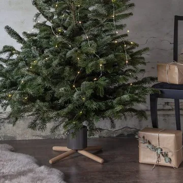 Granig Julgransfot 45 cm - mullvad och naturträ - Inredning - Dekoration & inredningsdetaljer - Julpynt & juldekoration