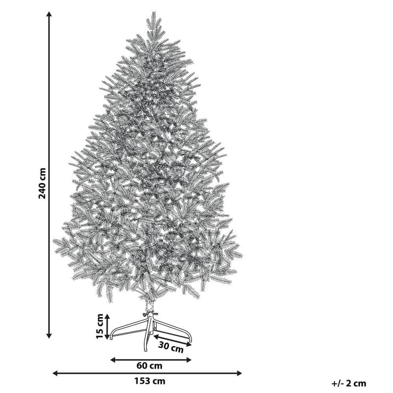 Huxley Plastgran 240 cm - Grön - Inredning - Dekoration & inredningsdetaljer - Julpynt & juldekoration - Plastgran
