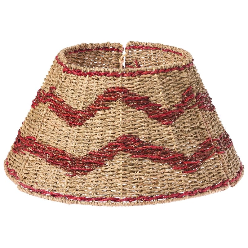 Julgranskrage Hiver - Naturlig, Röd 43x43x24 cm - Inredning - Dekoration & inredningsdetaljer - Julpynt & juldekoration