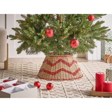 Julgranskrage Hiver - Naturlig, Röd 43x43x24 cm - Inredning - Dekoration & inredningsdetaljer - Julpynt & juldekoration