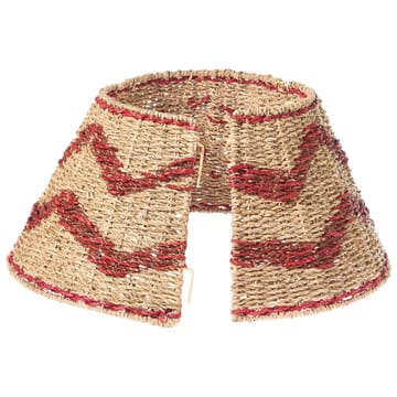 Julgranskrage Hiver - Naturlig, Röd 43x43x24 cm - Inredning - Dekoration & inredningsdetaljer - Julpynt & juldekoration