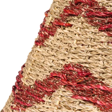 Julgranskrage Hiver - Naturlig, Röd 43x43x24 cm - Inredning - Dekoration & inredningsdetaljer - Julpynt & juldekoration