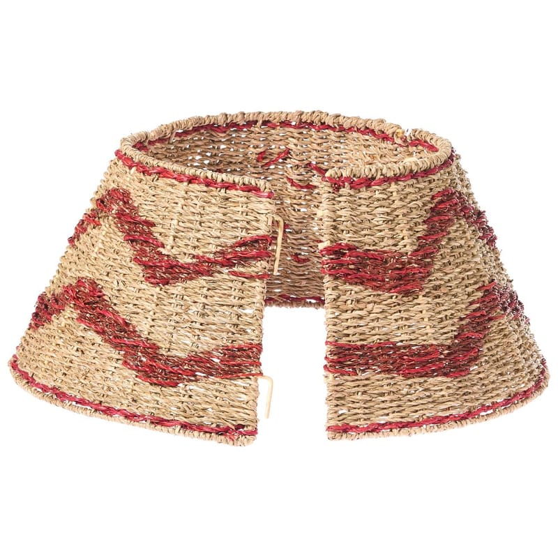 Julgranskrage Hiver - Naturlig, Röd 51x51x24 cm - Inredning - Dekoration & inredningsdetaljer - Julpynt & juldekoration