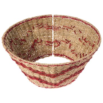 Julgranskrage Hiver - Naturlig, Röd 51x51x24 cm - Inredning - Dekoration & inredningsdetaljer - Julpynt & juldekoration