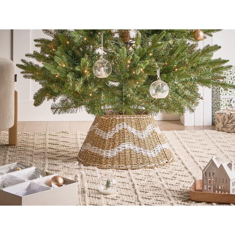 Julgranskrage Hiver - Naturlig, Vit 43x43x24 cm - Inredning - Dekoration & inredningsdetaljer - Julpynt & juldekoration