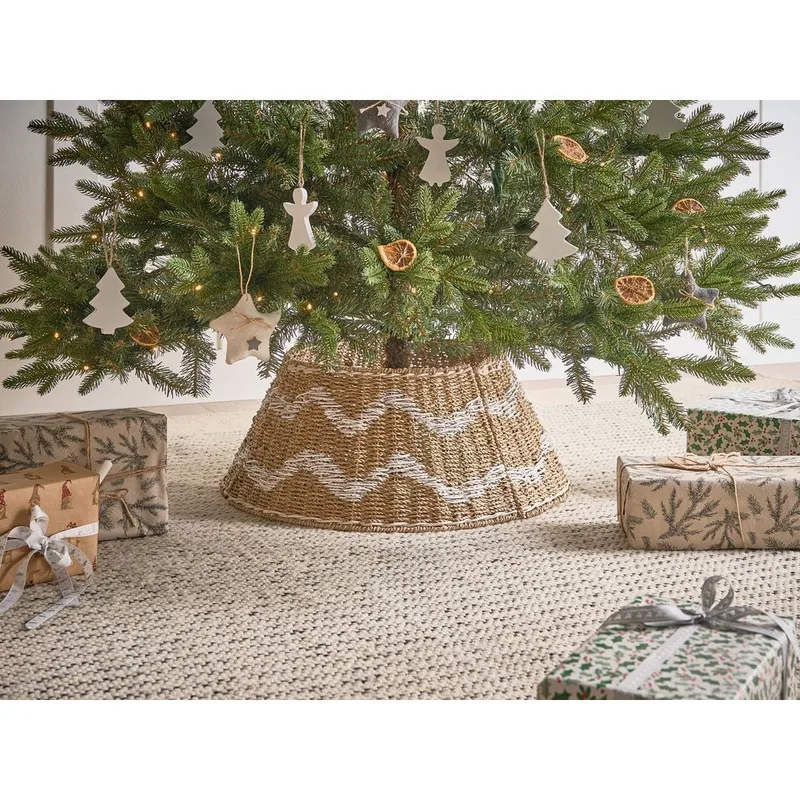 Julgranskrage Hiver - Naturlig, Vit 51x51x24 cm - Inredning - Dekoration & inredningsdetaljer - Julpynt & juldekoration