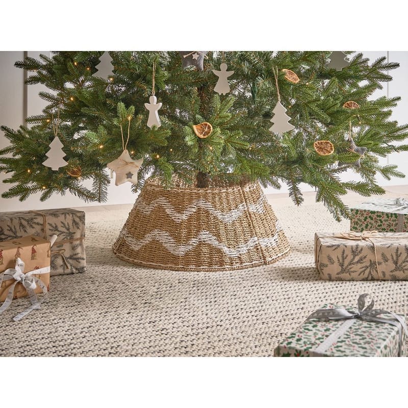 Julgranskrage Hiver - Naturlig, Vit 51x51x24 cm - Inredning - Dekoration & inredningsdetaljer - Julpynt & juldekoration