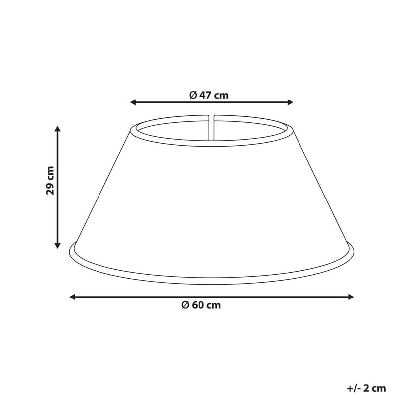 Julgranskrage Hiver - Naturlig, Vit 60x60x29 cm - Inredning - Dekoration & inredningsdetaljer - Julpynt & juldekoration