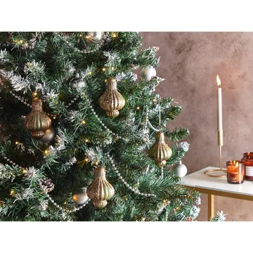 Julgranskula Brillant Set med 8 - Guld/Grön - Inredning - Dekoration & inredningsdetaljer - Julpynt & juldekoration - Julgranspynt