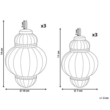 Julgranskula Cremeux Set med 6 - Inredning - Dekoration & inredningsdetaljer - Julpynt & juldekoration - Julgranspynt