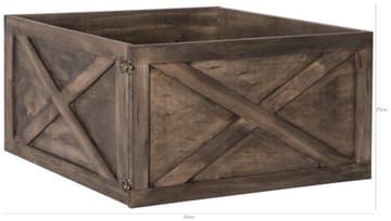 Woody Skyddskant Julgran tillbehör 45 cm - mörkbrun - Inredning - Dekoration & inredningsdetaljer - Julpynt & juldekoration - Jultextil - Julgransmatta
