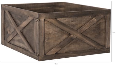 Woody Skyddskant Julgran tillbehör 45 cm - mörkbrun - Inredning - Dekoration & inredningsdetaljer - Julpynt & juldekoration - Jultextil - Julgransmatta