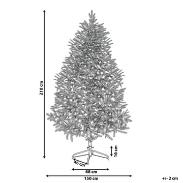 Konstgjord Julgran Farnham - Blå 150x150x210 cm - Inredning - Dekoration & inredningsdetaljer - Julpynt & juldekoration - Plastgran