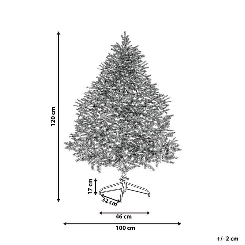 Konstgjord Julgran Farnham - Rosa 100x100x120 cm - Inredning - Dekoration & inredningsdetaljer - Julpynt & juldekoration - Plastgran