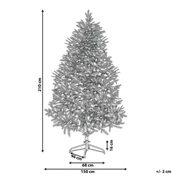Konstgjord Julgran Farnham - Rosa 150x150x210 cm - Inredning - Dekoration & inredningsdetaljer - Julpynt & juldekoration - Plastgran