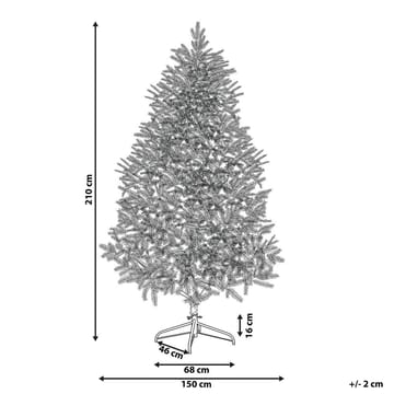 Konstgjord Julgran Farnham - Rosa 150x150x210 cm - Inredning - Dekoration & inredningsdetaljer - Julpynt & juldekoration - Plastgran