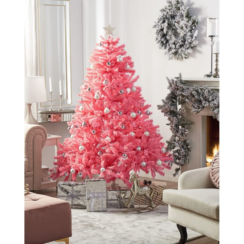 Konstgjord Julgran Farnham - Rosa 150x150x210 cm - Inredning - Dekoration & inredningsdetaljer - Julpynt & juldekoration - Plastgran