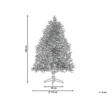 Konstgjord Snöig Julgran Brisco - 115x115x180 cm - Inredning - Dekoration & inredningsdetaljer - Julpynt & juldekoration - Plastgran