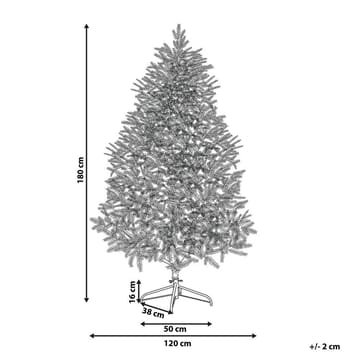 Masala Snöig Plastgran 180 cm - Vit/Grön - Inredning - Dekoration & inredningsdetaljer - Julpynt & juldekoration - Plastgran