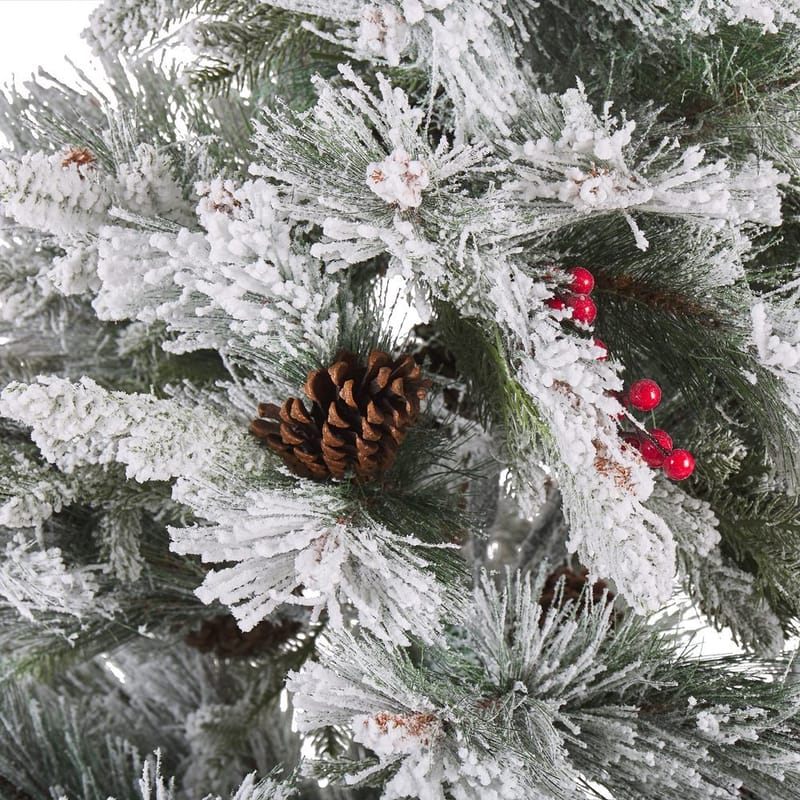 Masala Snöig Plastgran 180 cm - Vit/Grön - Inredning - Dekoration & inredningsdetaljer - Julpynt & juldekoration - Plastgran