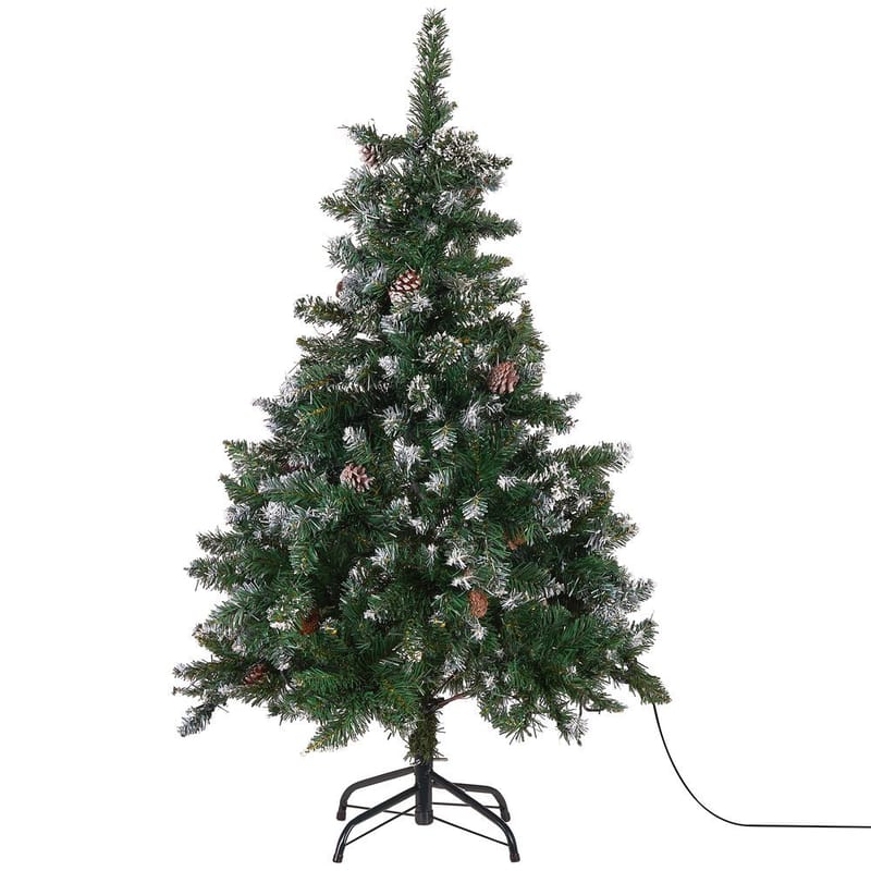 Palomar Liten Plastgran 120 cm med Belysning - Grön/Svart - Inredning - Dekoration & inredningsdetaljer - Julpynt & juldekoration - Plastgran