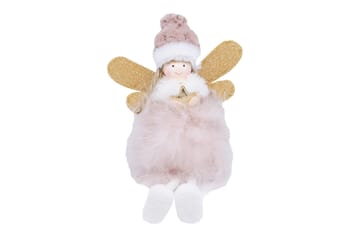 Sittande Ängel Twinkle Rosa - Inredning - Dekoration & inredningsdetaljer - Julpynt & juldekoration