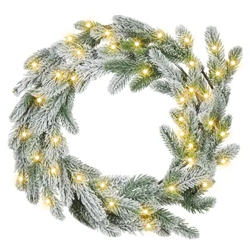 Snöig Julkrans Albini - Inredning - Dekoration & inredningsdetaljer - Julpynt & juldekoration