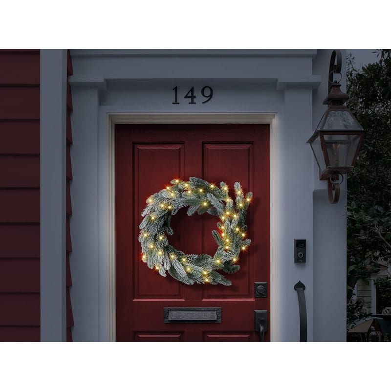 Snöig Julkrans Albini - Inredning - Dekoration & inredningsdetaljer - Julpynt & juldekoration