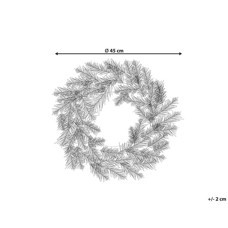 Snöig Julkrans Albini - Inredning - Dekoration & inredningsdetaljer - Julpynt & juldekoration