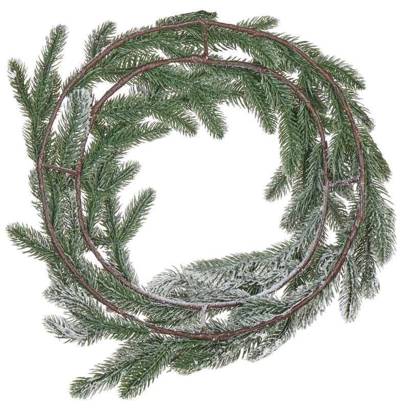 Snöig Julkrans Albini - Inredning - Dekoration & inredningsdetaljer - Julpynt & juldekoration