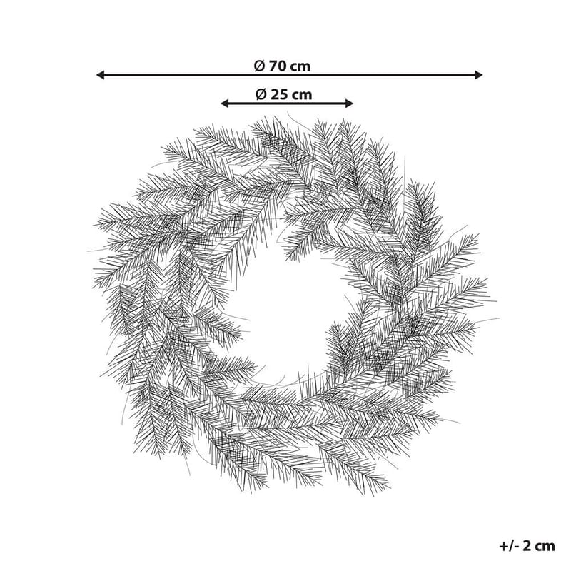 Snöig Julkrans Sundo - Inredning - Dekoration & inredningsdetaljer - Julpynt & juldekoration