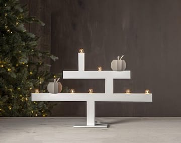 Kivik Stor Adventsljusstake 62 cm - Ljusstake i Trä - Vit - Inredning - Dekoration & inredningsdetaljer - Julpynt & juldekoration