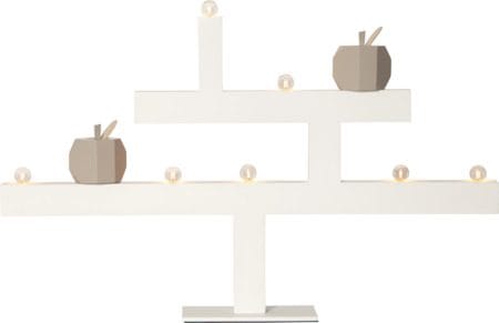 Kivik Stor Adventsljusstake 62 cm - Ljusstake i Trä - Vit - Inredning - Dekoration & inredningsdetaljer - Julpynt & juldekoration